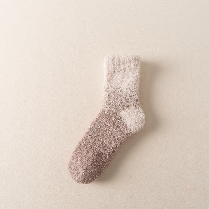 Chaussettes Chaudes En Peluche