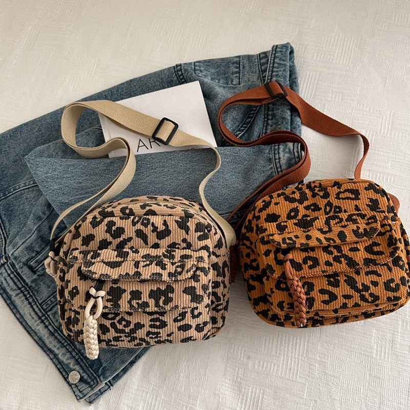 Sac Léopard Vintage
