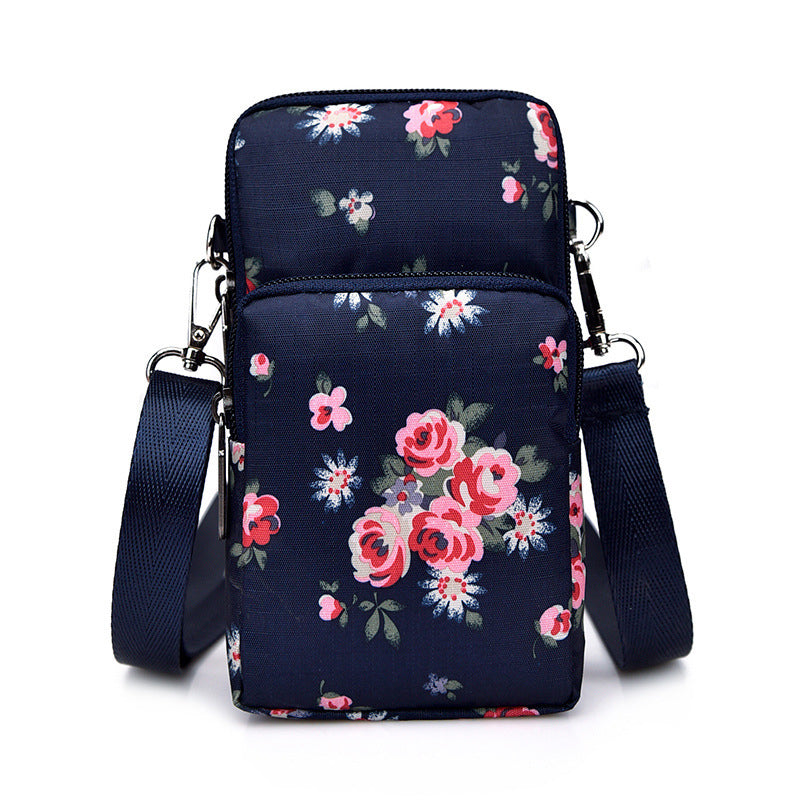 Sac À Motif Fleuri Vintage