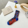 Chaussettes Fleuries Vintage