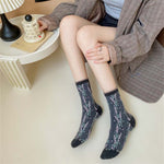 Chaussettes Fleuries Vintage