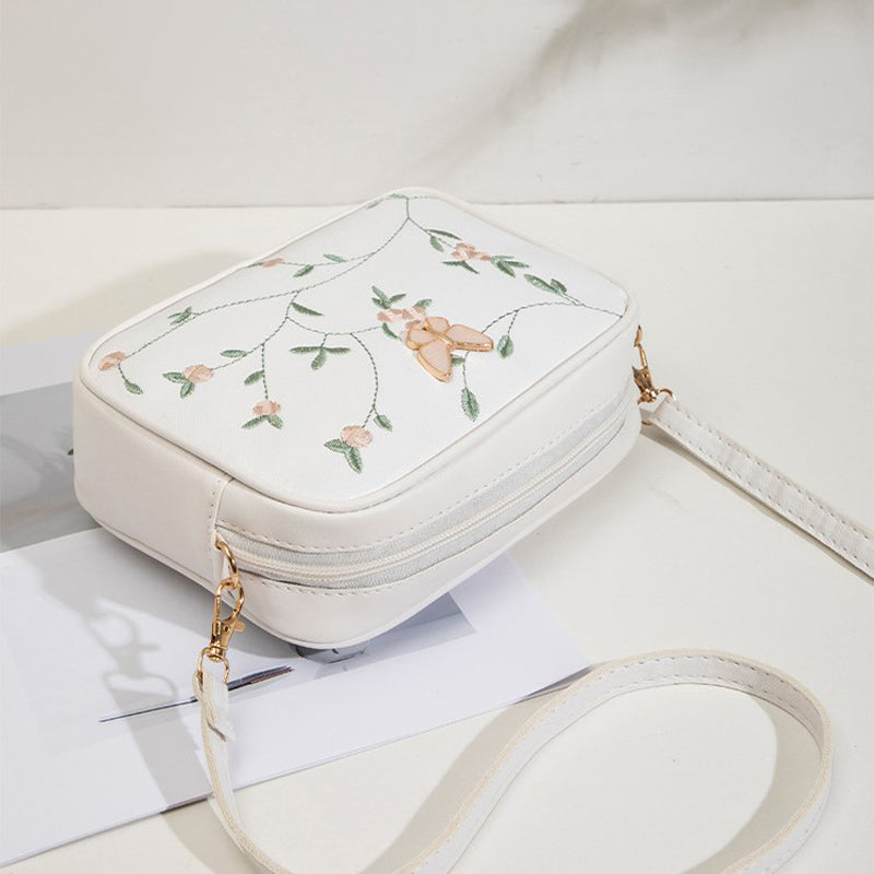 Sac Décontracté À Broderie Florale