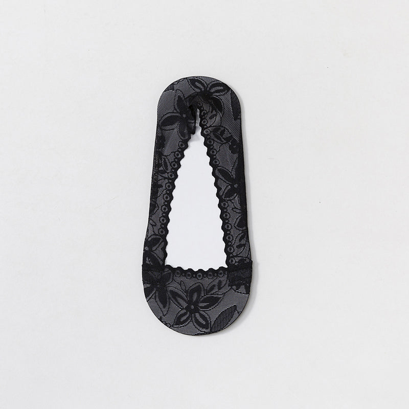 Chaussettes Respirantes En Dentelle