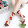 Chaussettes Fleuries Respirantes