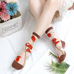 Chaussettes Fleuries Respirantes