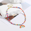 Collier Pendentif Arc-En-Ciel