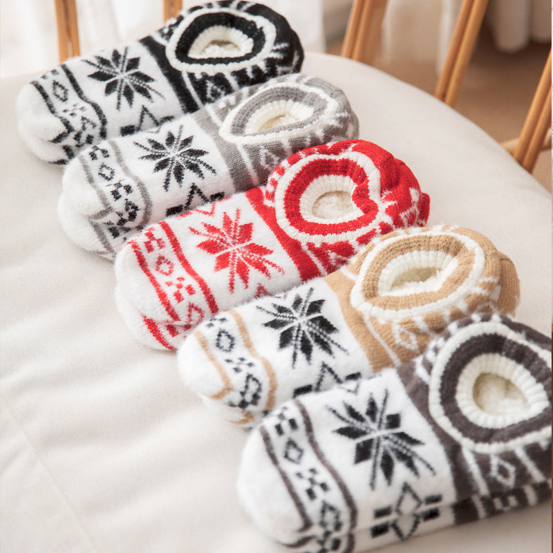 Chaussettes Chaudes Antidérapantes