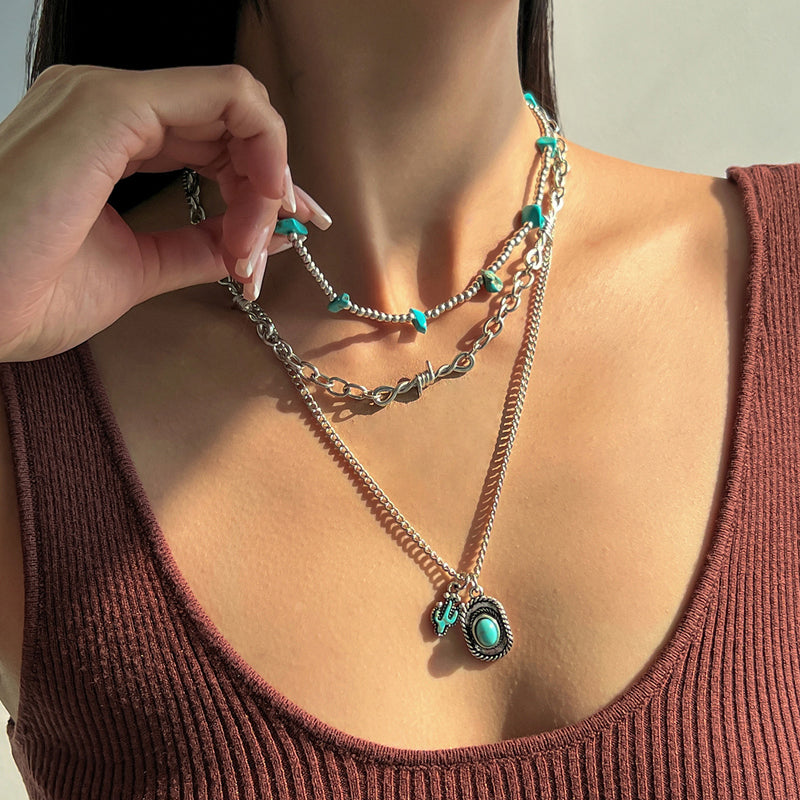 Collier Pendentif Vintage