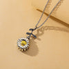 Collier Pendentif Tournesol Vintage