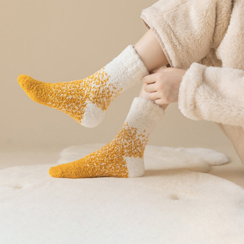 Chaussettes Chaudes En Peluche