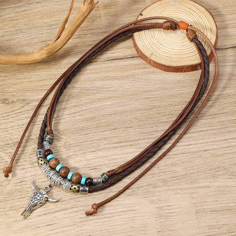 Collier Pendentif Bohème Vintage