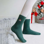 Chaussettes De Noël Chaudes En Peluche