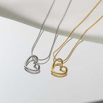 Collier Pendentif Coeur Vintage