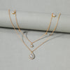Collier Pendentif Goutte D'Eau Vintage