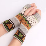 Gants Tricotés De Noël