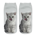 Chaussettes Créatives À Imprimé Chat