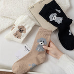 Chaussettes Décontractées Chien De Dessin Animé