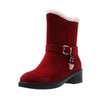 Bottes De Neige Chaudes En Peluche