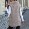 Cardigan Gilet Décontracté En Peluche