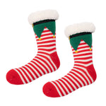 Chaussettes Chaudes Antidérapantes De Noël