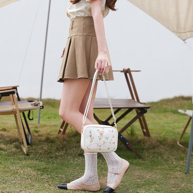 Sac Décontracté À Broderie Florale
