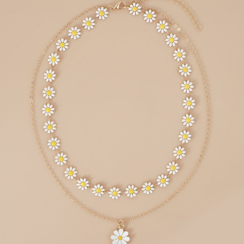 Collier Pendentif Marguerite