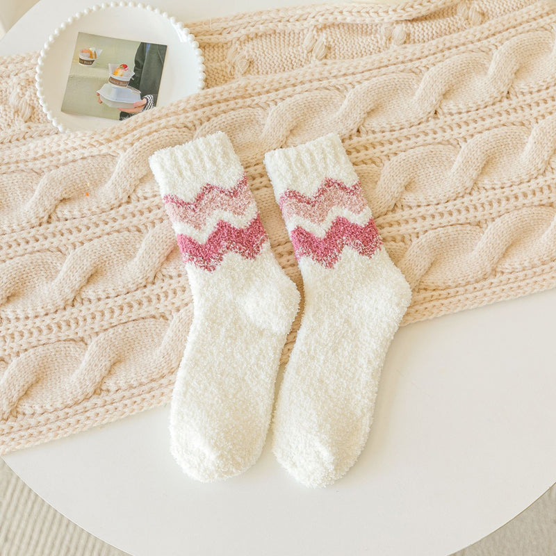 Chaussettes Chaudes En Peluche