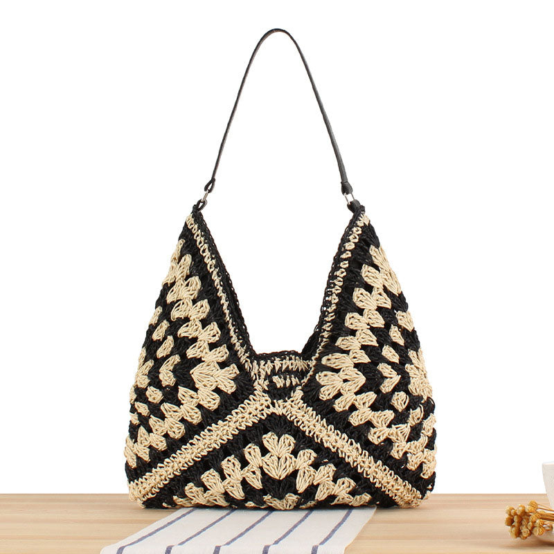 Sac En Paille Style Plage