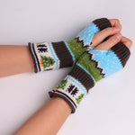 Gants Tricotés De Noël