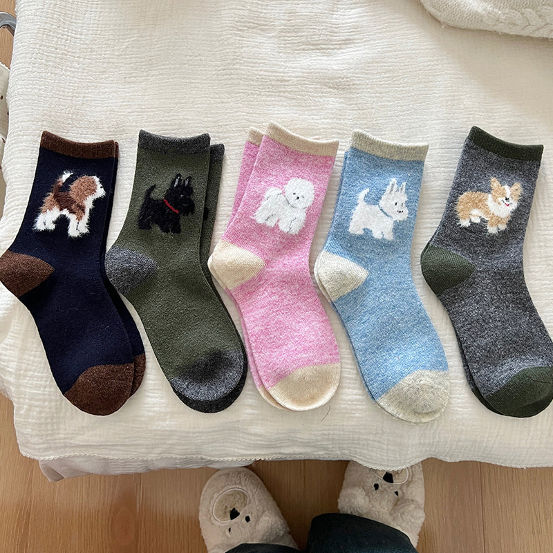 Chaussettes Chien De Dessin Animé