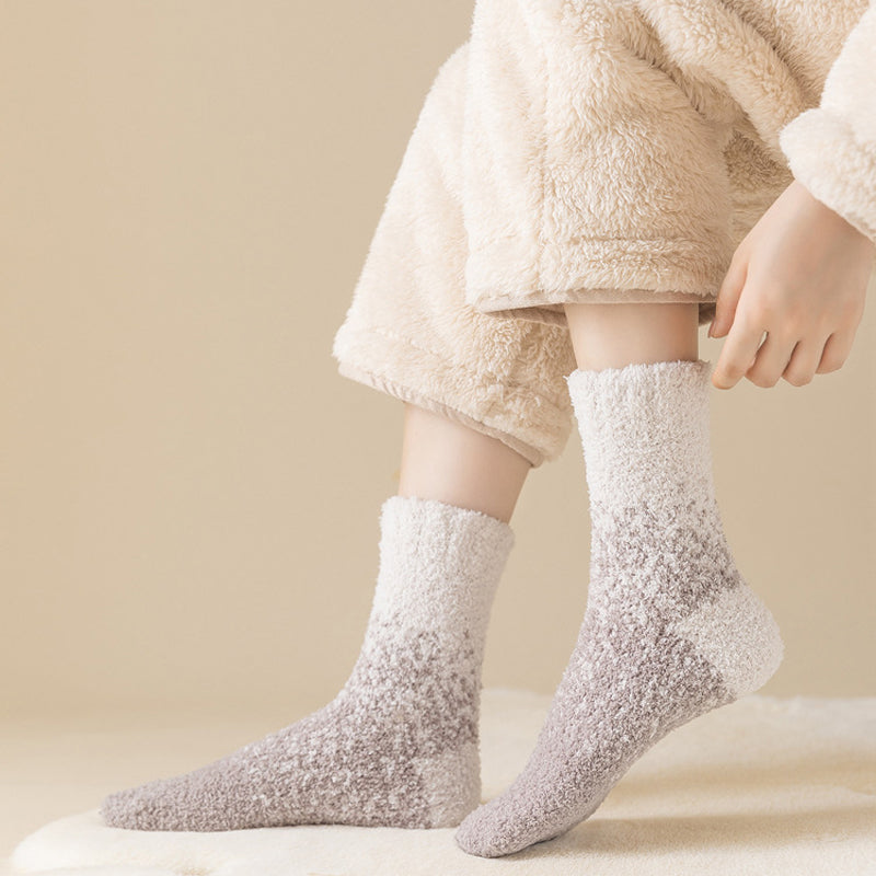 Chaussettes Chaudes En Peluche