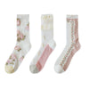 Chaussettes Respirantes En Jacquard Fleuri