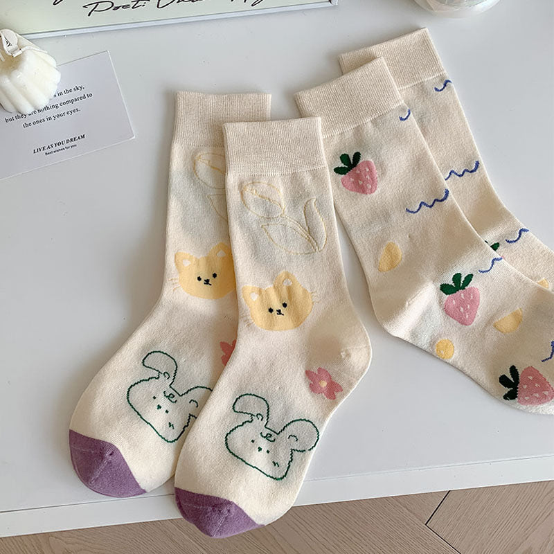 Chaussettes Décontractées De Dessin Animé