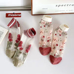 Pack De 5 Paires De Chaussettes Fleuries