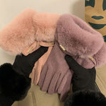 Gants Chauds De Couleur Unie