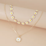 Collier Pendentif Marguerite