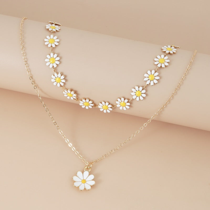 Collier Pendentif Marguerite