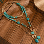 Collier Pendentif Ethnique Vintage