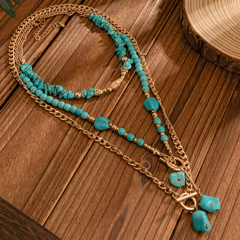 Collier Pendentif Ethnique Vintage