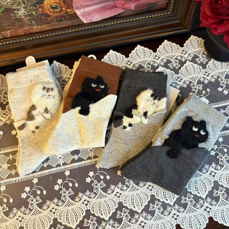 Chaussettes De Chat De Dessin Animé