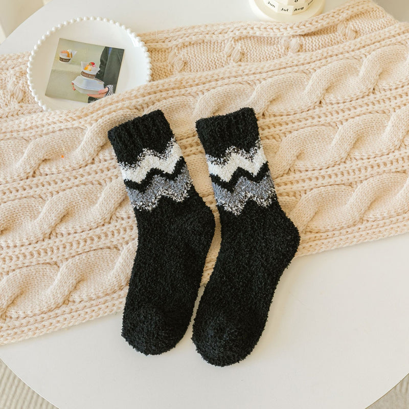 Chaussettes Chaudes En Peluche