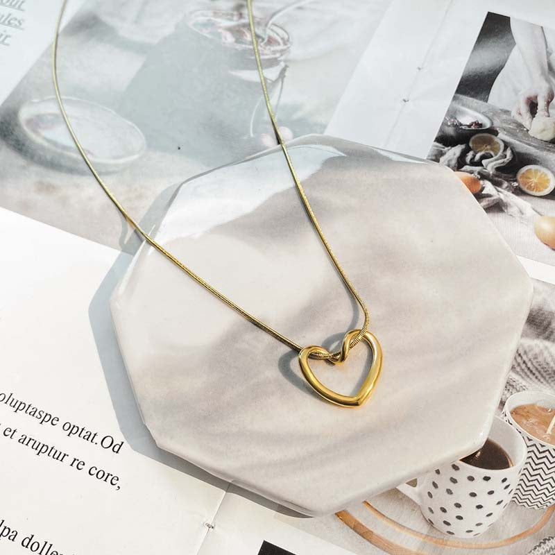 Collier Pendentif Coeur Vintage