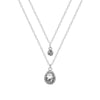Collier Pendentif Goutte D'Eau Vintage