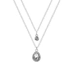 Collier Pendentif Goutte D'Eau Vintage