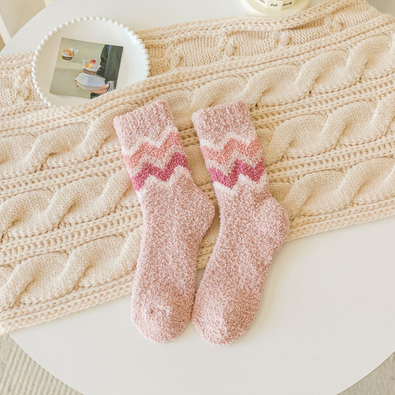 Chaussettes Chaudes En Peluche