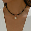 Collier Pendentif Soleil Bohème