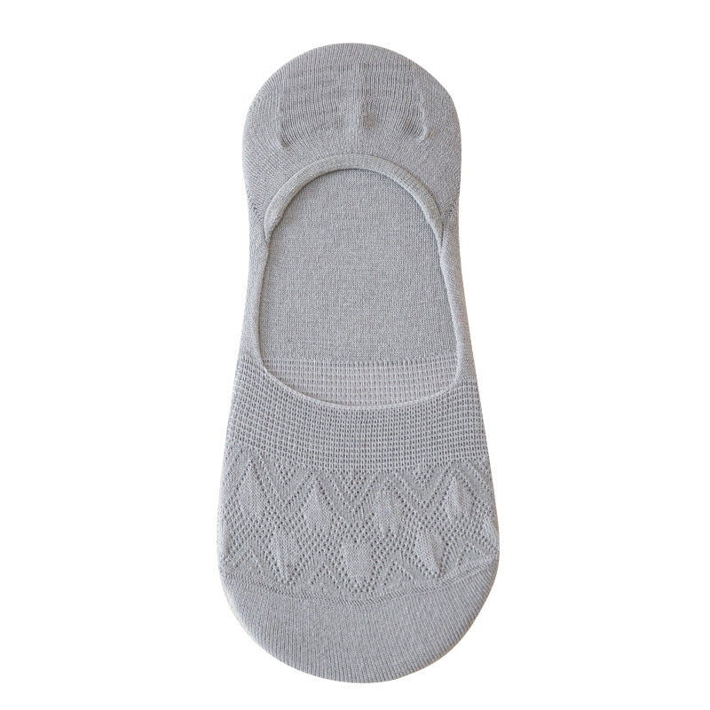 Chaussettes Respirantes De Couleur Unie