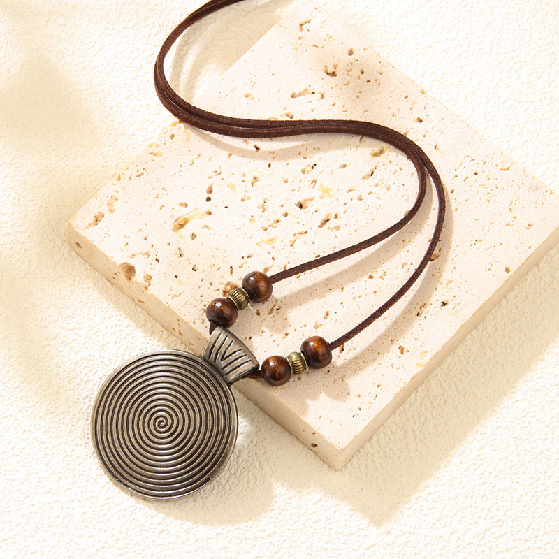Collier Pendentif Ethnique Vintage