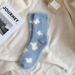 Chaussettes Chaudes En Peluche