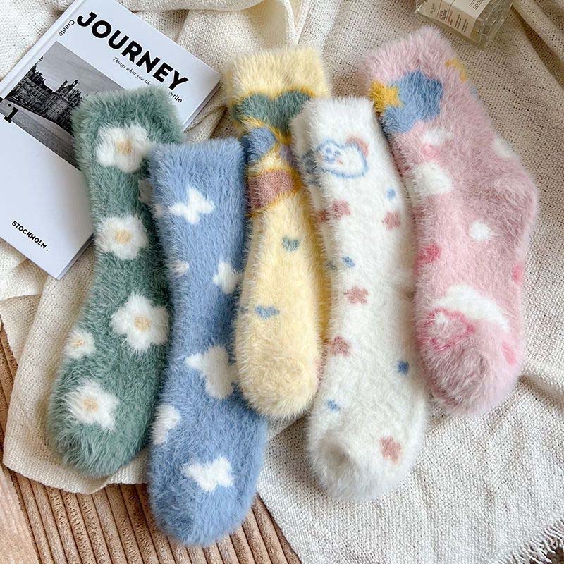 Chaussettes Chaudes En Peluche